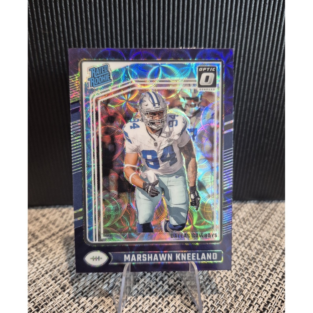 2024 Panini Donruss Optic - Rated Rookie Marshawn Kneeland #274 Purple Scope...